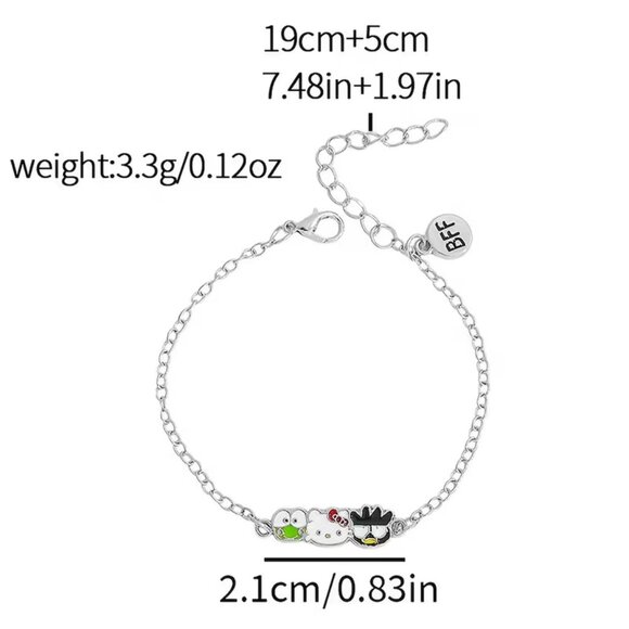 💲3⃣▶bff Hello Kitty Character Bracelet - Picture 1 of 1